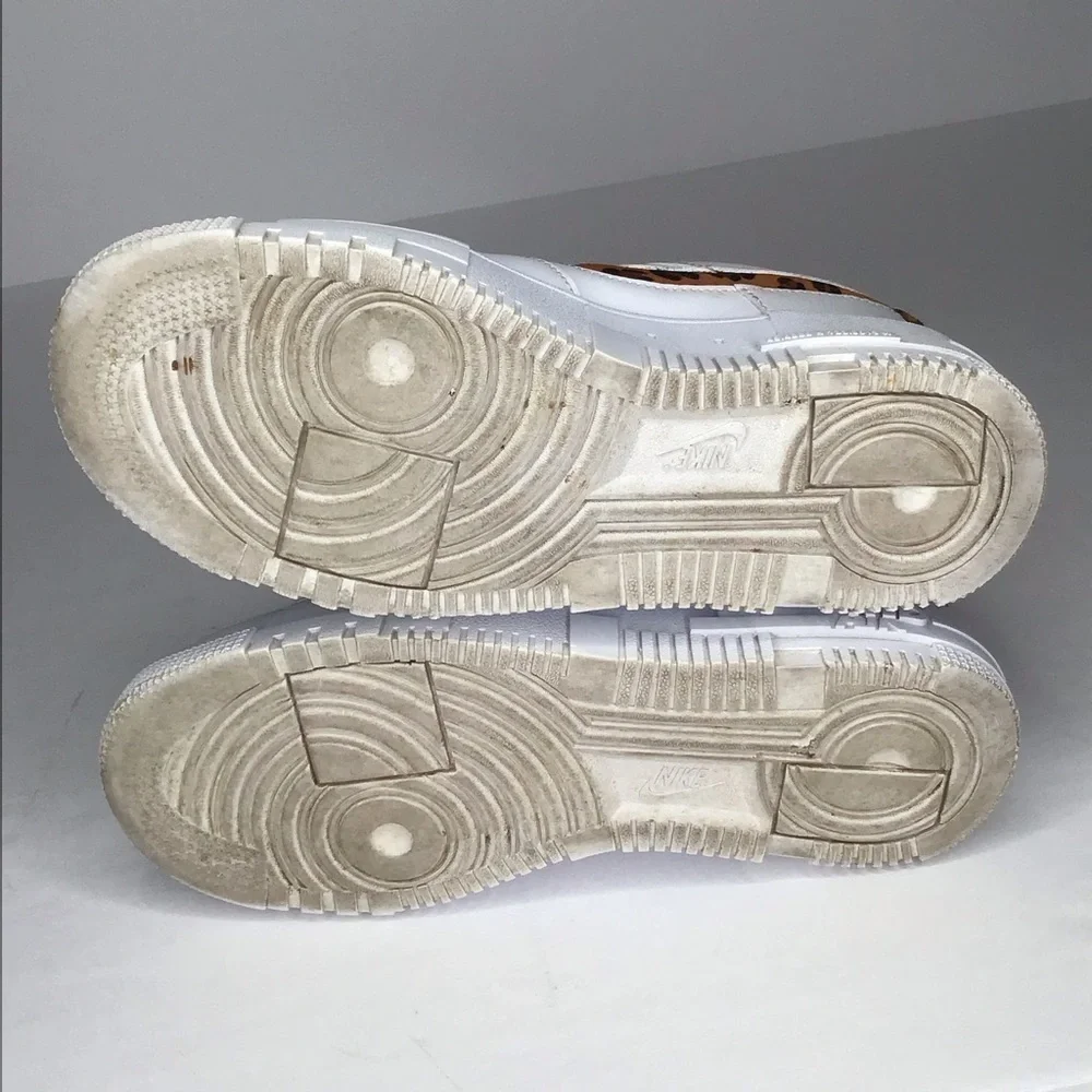 NIKE Air Force 1 Pixel SE Leopard Sneaker Size 8.